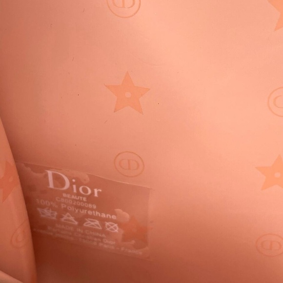 Dior Light Pink Vegan Leather Cosmetics Pouch - Picture 6 of 7